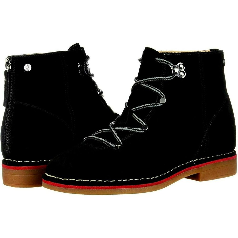 HUSH PUPPIES Catelyn Hiker Boot in Black 7M, 7.5M